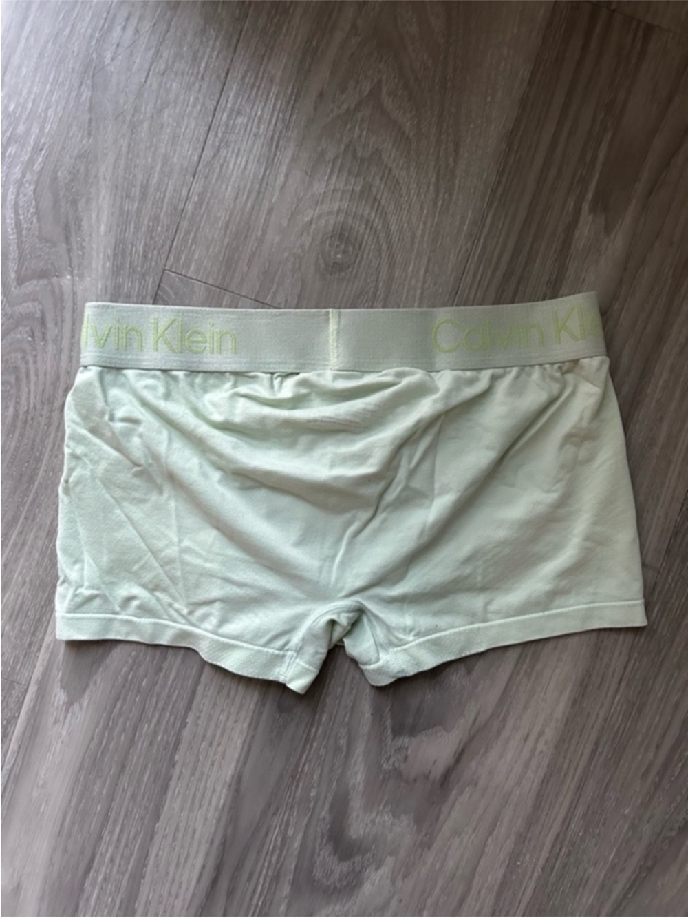 Calvin Klein | Microfiber Tech Low Rise Trunk in Lime Cream (Small) - Picture 4 of 15